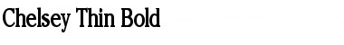 Chelsey Thin Bold Font Title Preview Chelsey Thin Bold Font Title Preview