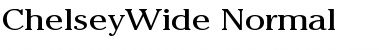ChelseyWide Normal Font Title Preview ChelseyWide Normal Font Title Preview