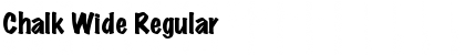 Chalk Wide Regular Font Title Preview Chalk Wide Regular Font Title Preview