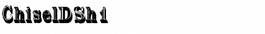 ChiselDSh1 Regular Font Title Preview ChiselDSh1 Regular Font Title Preview