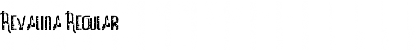 Revalina Regular Font Title Preview Revalina Regular Font Title Preview