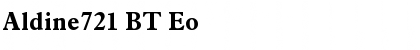 Aldine721 BT Eo Bold Font Title Preview Aldine721 BT Eo Bold Font Title Preview
