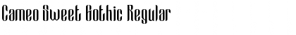 Cameo Sweet Gothic Regular Font Title Preview Cameo Sweet Gothic Regular Font Title Preview
