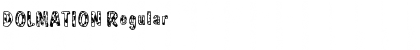 DOLMATION Regular Font Title Preview DOLMATION Regular Font Title Preview