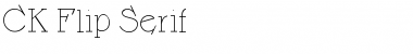 CK Flip Serif Regular Font Title Preview CK Flip Serif Regular Font Title Preview
