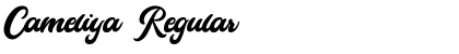 Cameliya Regular Font Title Preview Cameliya Regular Font Title Preview