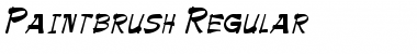 Paintbrush Regular Font Title Preview Paintbrush Regular Font Title Preview