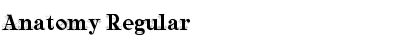 Anatomy Regular Font Title Preview Anatomy Regular Font Title Preview