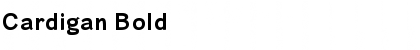 Cardigan Bold Font Title Preview Cardigan Bold Font Title Preview