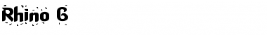 Rhino 6 Regular Font Title Preview Rhino 6 Regular Font Title Preview
