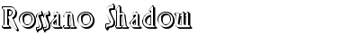 Rossano Shadow Regular Font Title Preview Rossano Shadow Regular Font Title Preview