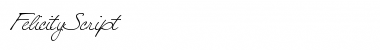 FelicityScript Regular Font Title Preview FelicityScript Regular Font Title Preview
