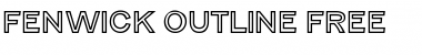 Fenwick Outline Free Regular Font Title Preview Fenwick Outline Free Regular Font Title Preview