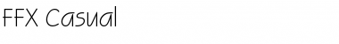 FFX Casual Regular Font Title Preview FFX Casual Regular Font Title Preview