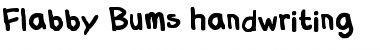 Flabby Bums handwriting Regular Font Title Preview Flabby Bums handwriting Regular Font Title Preview