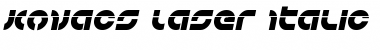 Kovacs Laser Italic Italic Font Title Preview Kovacs Laser Italic Italic Font Title Preview