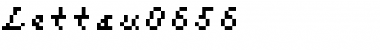 lettau 06_56 Regular Font Title Preview lettau 06_56 Regular Font Title Preview