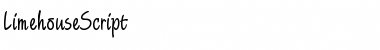 LimehouseScript Regular Font Title Preview LimehouseScript Regular Font Title Preview