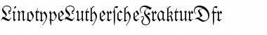LTLutherscheFrakturDfr Normal Font Title Preview LTLutherscheFrakturDfr Normal Font Title Preview