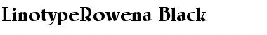 LTRowena Medium Black Font Title Preview LTRowena Medium Black Font Title Preview