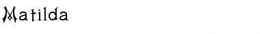 Matilda Regular Font Title Preview Matilda Regular Font Title Preview
