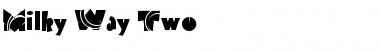 Milky Way Two Font Title Preview Milky Way Two Font Title Preview