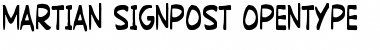 Martian Signpost Regular Font Title Preview Martian Signpost Regular Font Title Preview