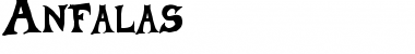 Anfalas Regular Font Title Preview Anfalas Regular Font Title Preview