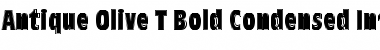 Antique Olive T In1 Regular Font Title Preview Antique Olive T In1 Regular Font Title Preview