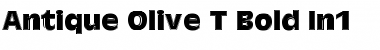 Antique Olive T In1 Regular Font Title Preview Antique Olive T In1 Regular Font Title Preview