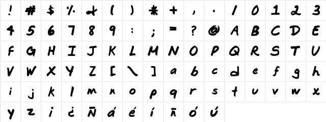 Commotion Business Regular font glyphpreview