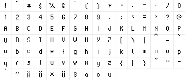 supernatural_10_01 Regular font glyphpreview