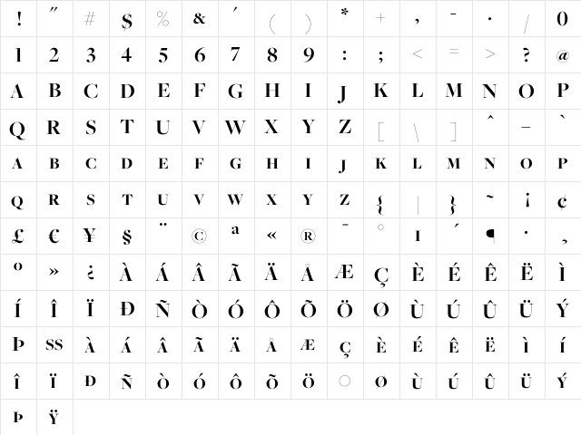 Freight Big Bold SC font glyphpreview