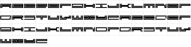 TrackManic Regular font glyphpreview