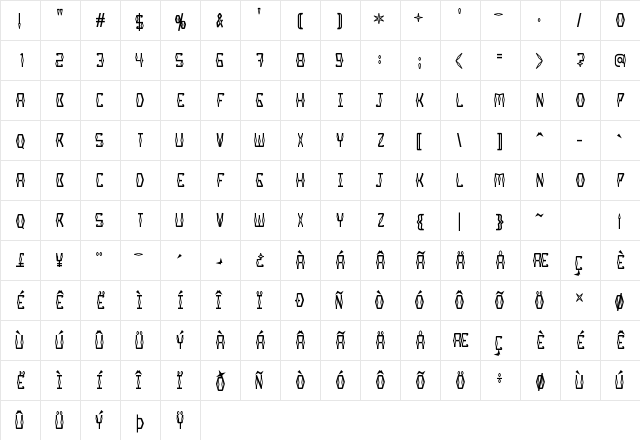 Miswak Regular font glyphpreview