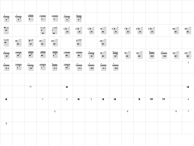 FarHat Regular font glyphpreview