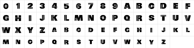 ElectionTime Regular font glyphpreview