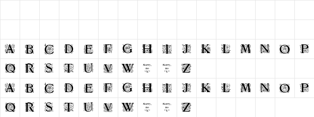 Racing History Regular font glyphpreview