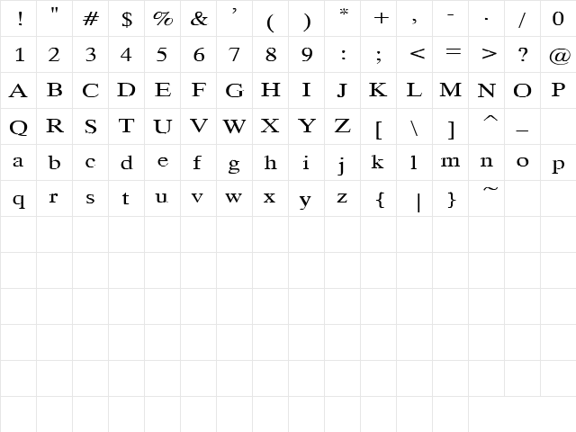 Statesboro Blues 2 Regular font glyphpreview