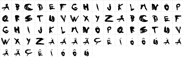 Estuque Heavy font glyphpreview