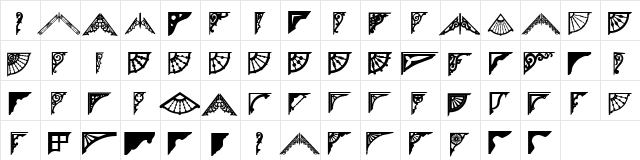 FrameWorks1 Regular font glyphpreview