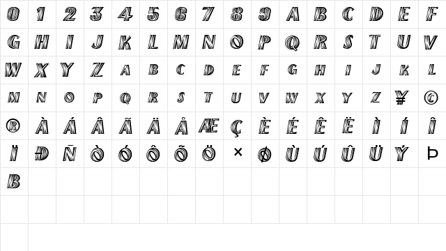 FZ UNIQUE 2 Heavy font glyphpreview