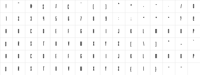 Skinny Sunbeams Regular font glyphpreview