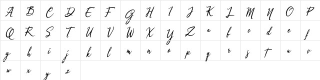 Qinyana Signature Qinyana Signature font glyphpreview