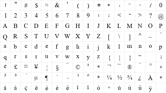 Koodak Mazar Regular font glyphpreview
