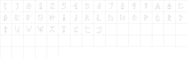 FirstBubba Regular font glyphpreview