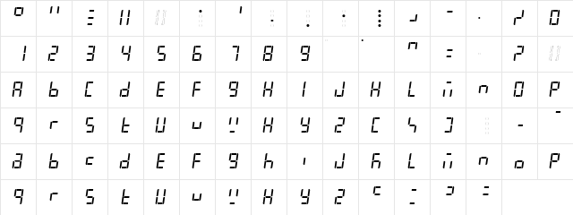 MyBlueRoom Regular font glyphpreview