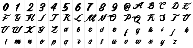 Epidemik free personal only Regular font glyphpreview