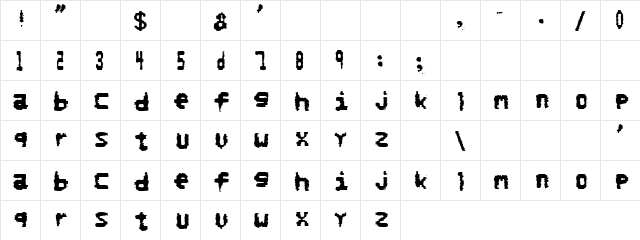 LightOsF Regular font glyphpreview