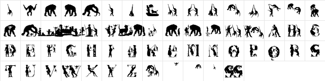 MKapish Regular font glyphpreview